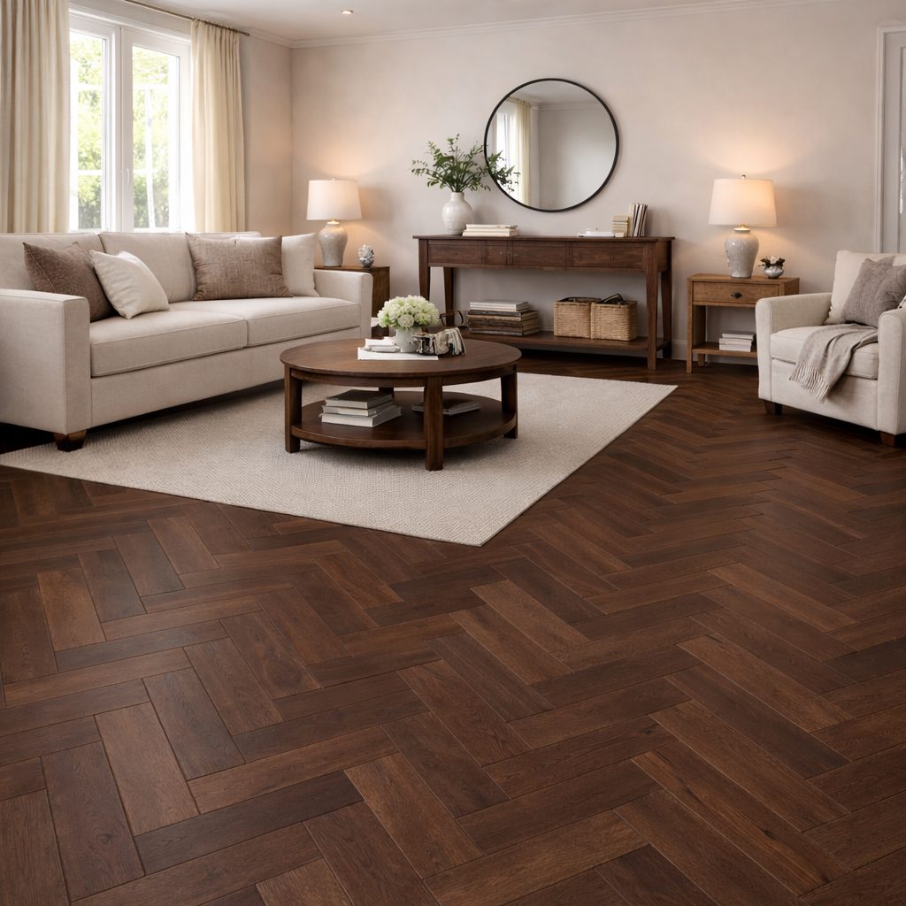 Tavern Oak 5.5mm Herringbone SPC Click Flooring