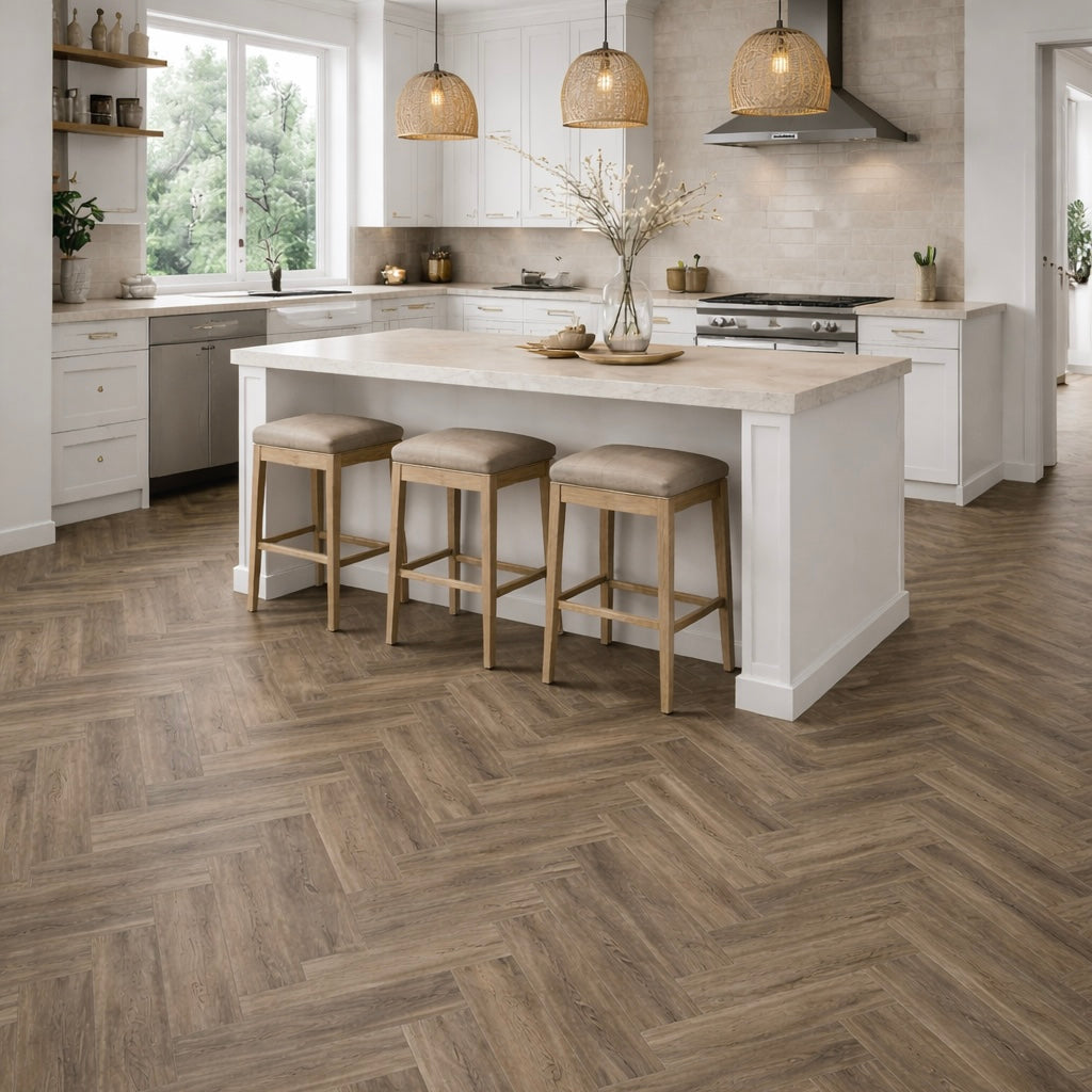 Lockwood 5.5mm Herringbone SPC Click Flooring