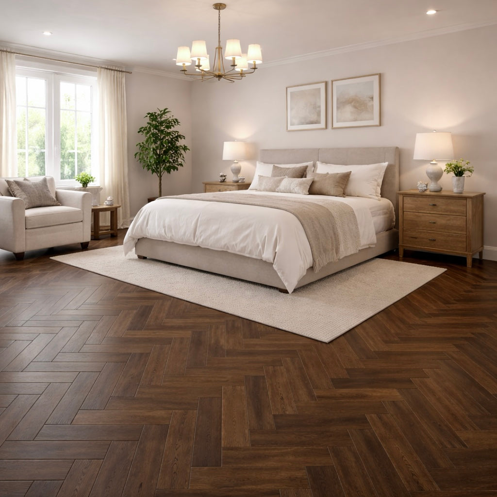 Tavern Oak 5.5mm Herringbone SPC Click Flooring