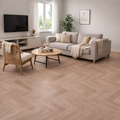 Riverbank Oak Herringbone SPC Flooring Sample