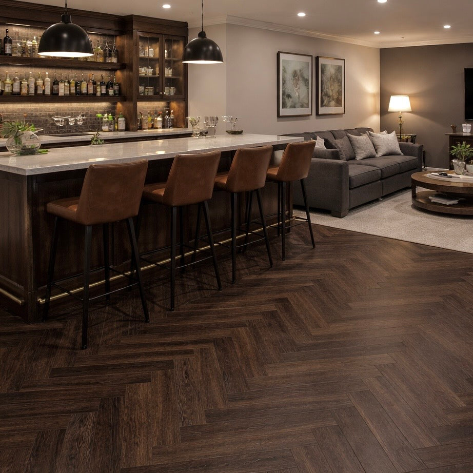 Valkyrie Oak 5.5mm Herringbone SPC Click Flooring