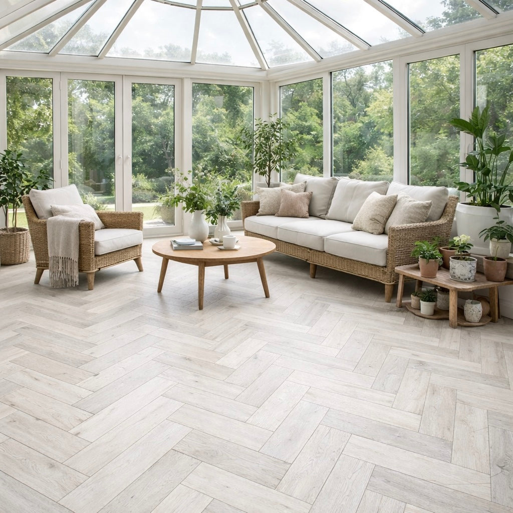Dover Oak 5.5mm Herringbone SPC Click Flooring