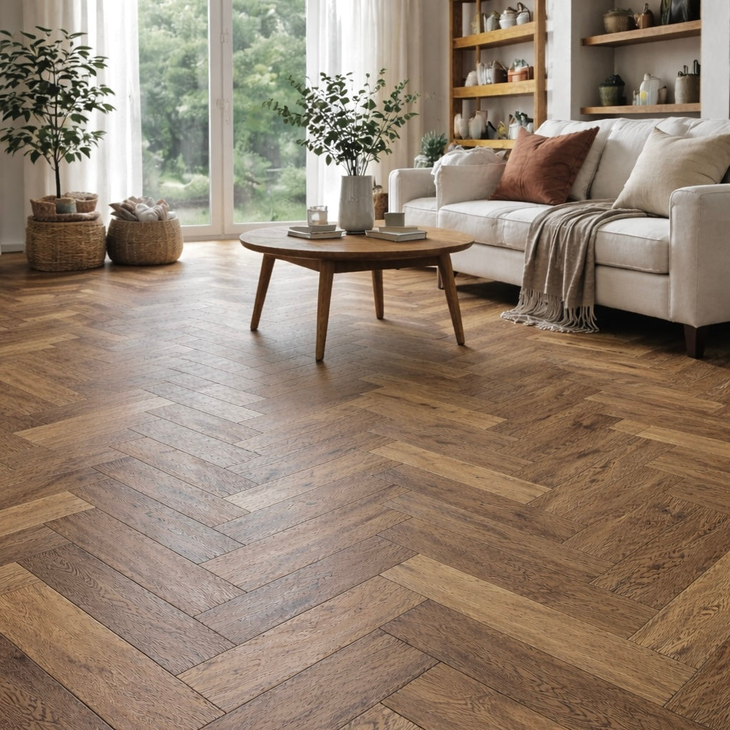 Barnyard 5.5mm Herringbone SPC Click Flooring
