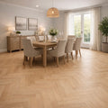 Cultured Oak 5.5mm Herringbone SPC Click Flooring